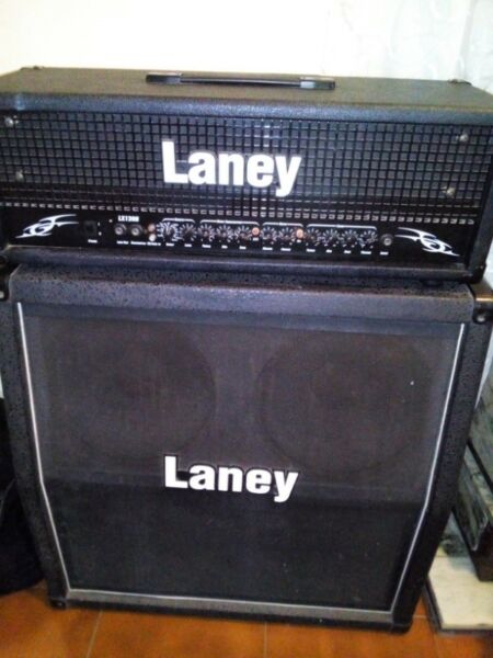 Amplificador Head and Box Laney (Cabezal + Caja.)