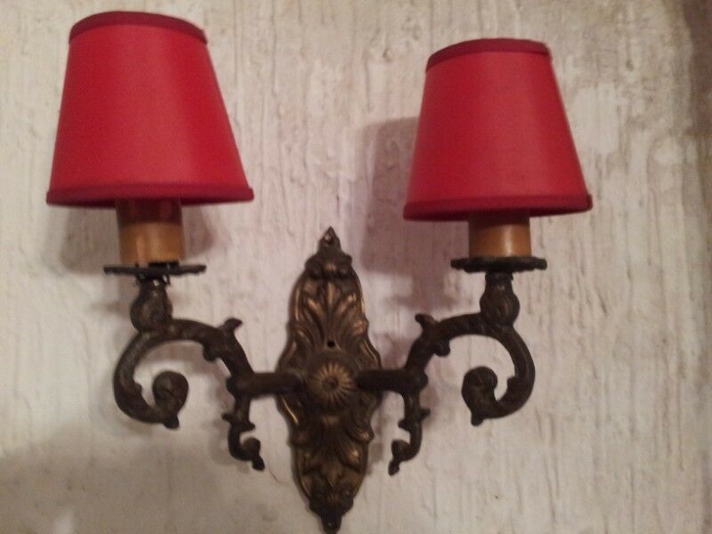 APLIQUE ANTIGUO DE PARED FUNCIONANDO