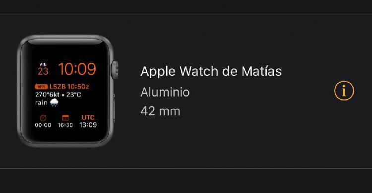 Apple Watch Series 3 42 MM GPS Space Grey