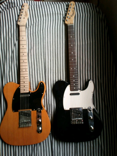 Canje x may. Val. Squier Tele Affinity Y California