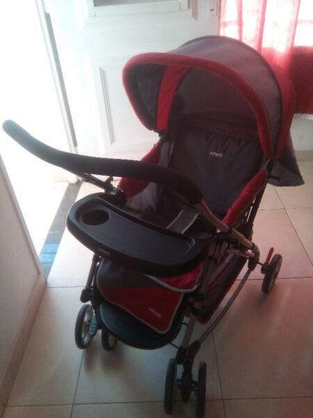 Coche Cuna Mecedor Infanti La 326 Rojo