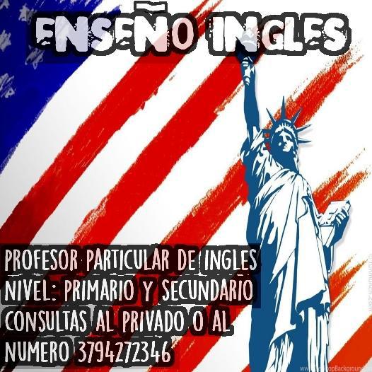 ENSEÑO INGLES / PROFESOR PARTICULAR
