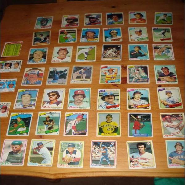 Lote 48 Cartas Tarjetas Baseball 1968/1986