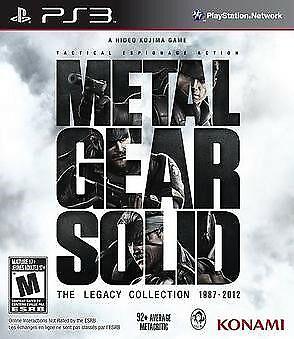 Metal Gear Solid The Legacy Collection PS3 Nuevo Sellado