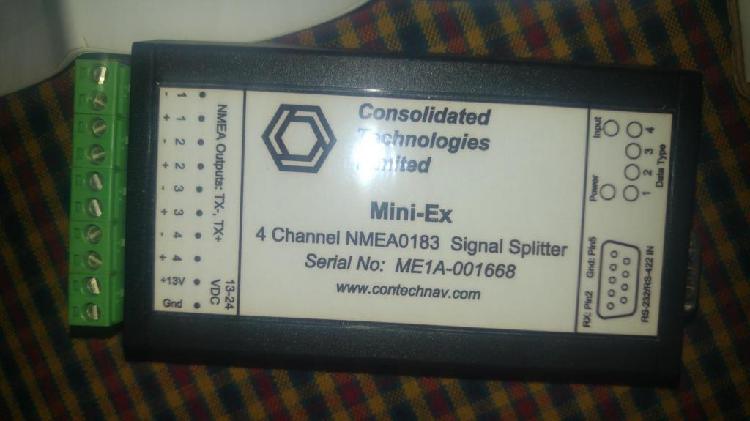 Miniex Nmea Rs232 Splitter Gps Nautica