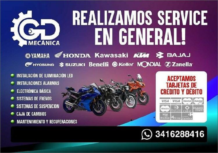 Servicio tecnico oficial mecanica de motos, amplias marcas