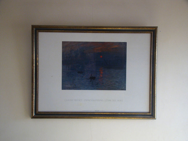 Marco con Lámina de Claude Monet