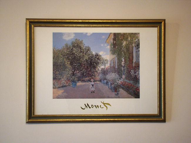 Marco con Lámina de Claude Monet