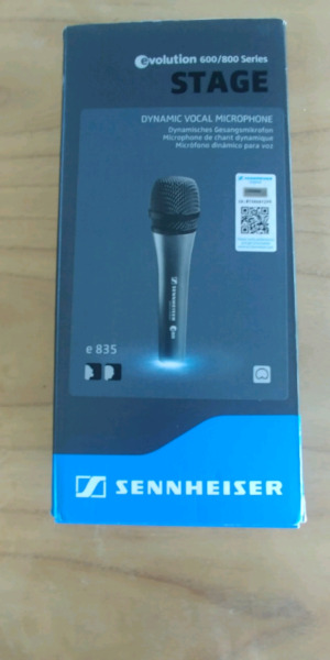 Microfono Sennheiser E835 Con Cable Y Pie Dinamico Cardioide