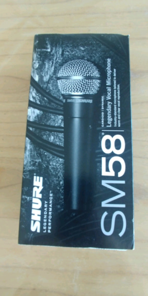 Microfono Shure Sm58 Incluyen Cable Y Pie Dinamico Cardioide