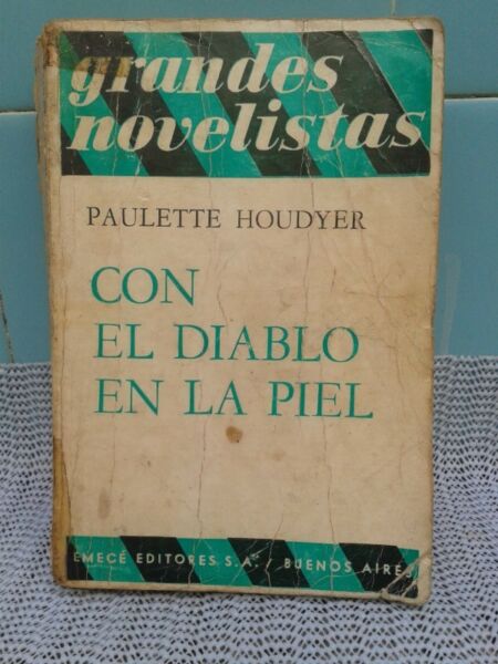 libro con el diablo en la piel de p. houdyer