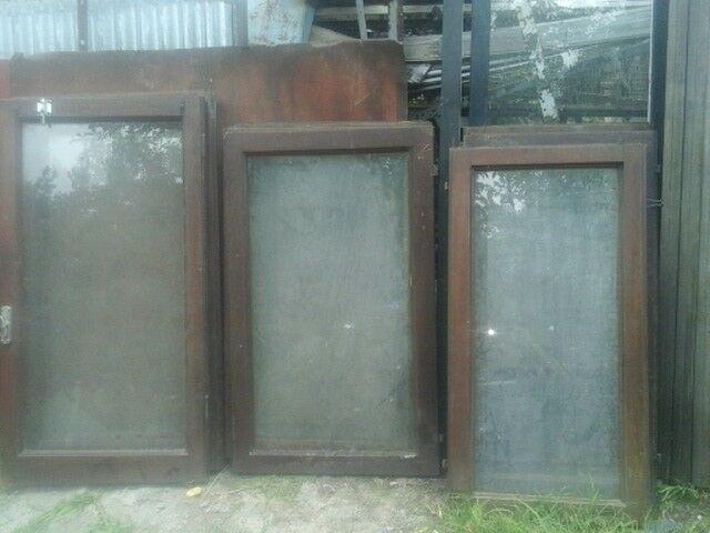 vendo ventanas aluminio y madera- puertas antiguas-rejas