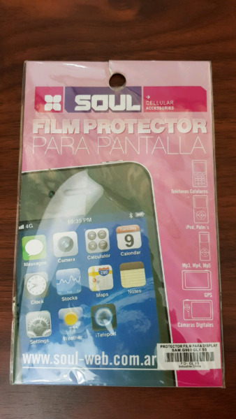 Film protector de pantalla Samsung Galaxy S5