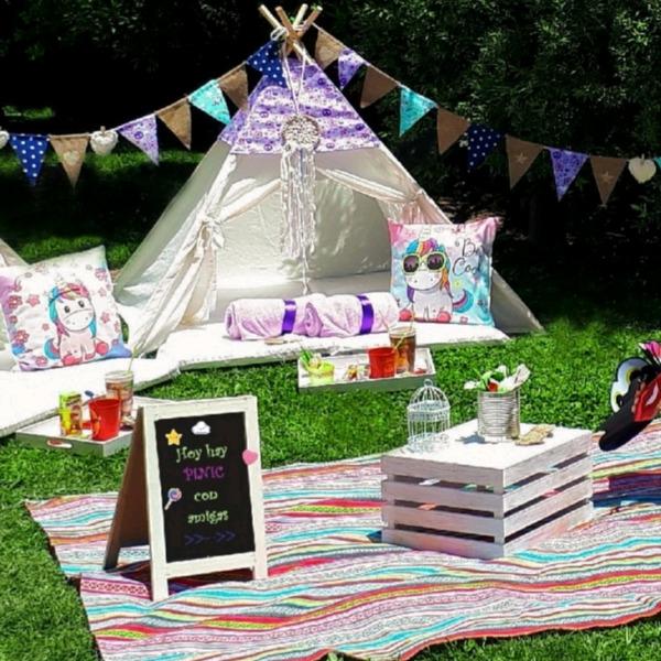 Alquiler de carpitas infantiles tipis para fiestas y