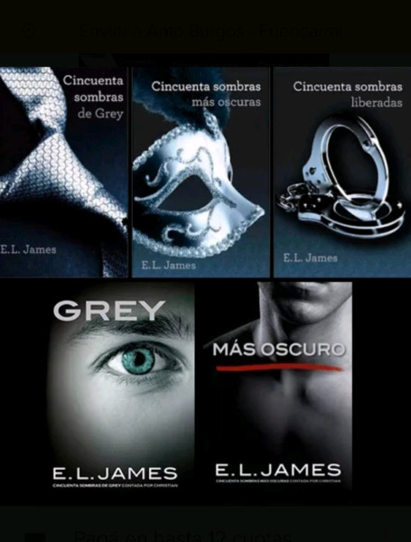 Libro Las Sombras de Grey