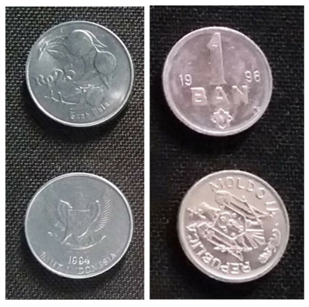 Lote x3 monedas OCEANÍA, EUROPA $ 70