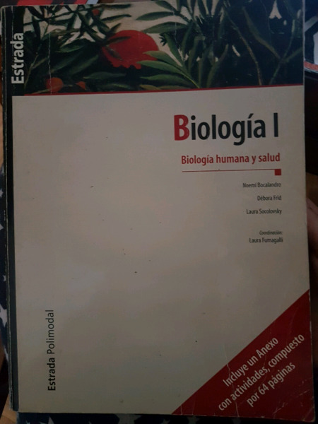 Biologia 1, biologia humana y salud. EDITORIAL ESTRADA