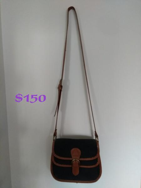 Cartera negra y marron