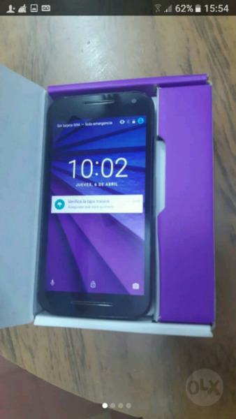 VENDO MOTOROLA MOTO G3 IMPECABLE