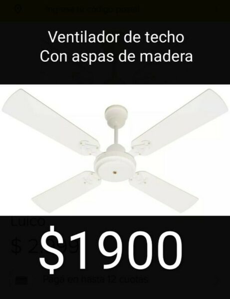 Ventilador de tecjo