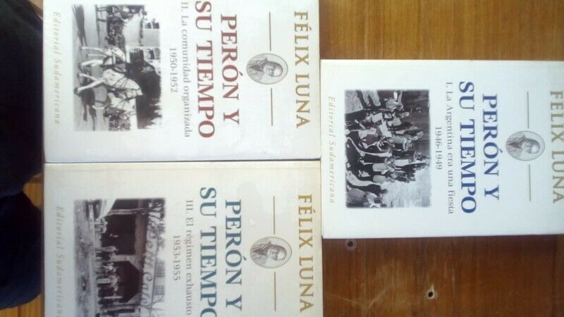 Perón y su Tiempo 3 libros