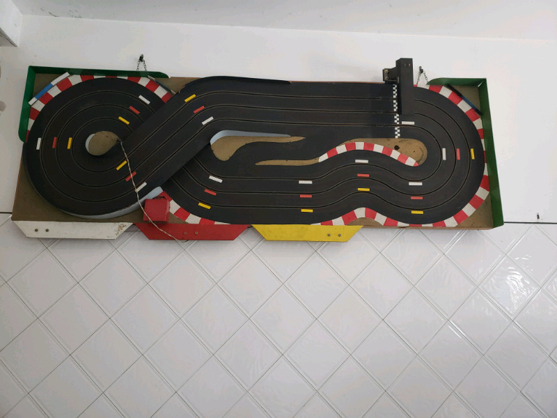 Pista scalextric de 3 carriles!