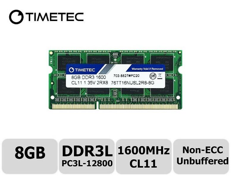 RAM NOTEBOOK 8GB DDR3L @  MHZ (1.35V) PC3L-