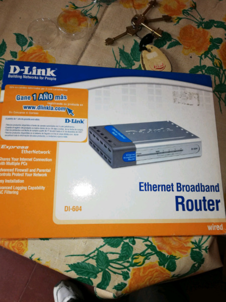 Router Dlink, por cable
