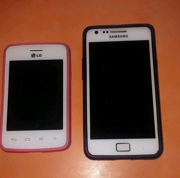 Samsung s2 y LG.. LOS DOS X $1000.. HOY..