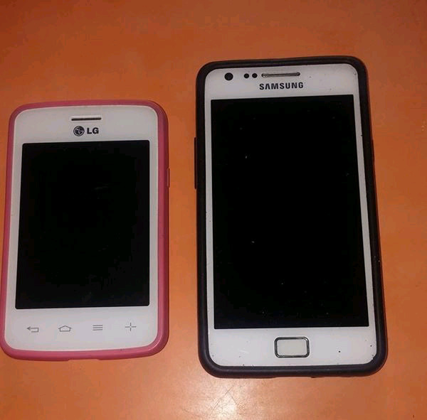 Samsung s2 y LG.. LOS DOS X $.. HOY..