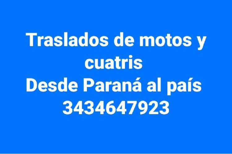 Traslados de Motos Autos Cuatris