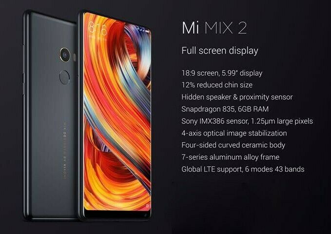 Xiaomi Mi Mix 2 Libre 6gb Ram 64gb