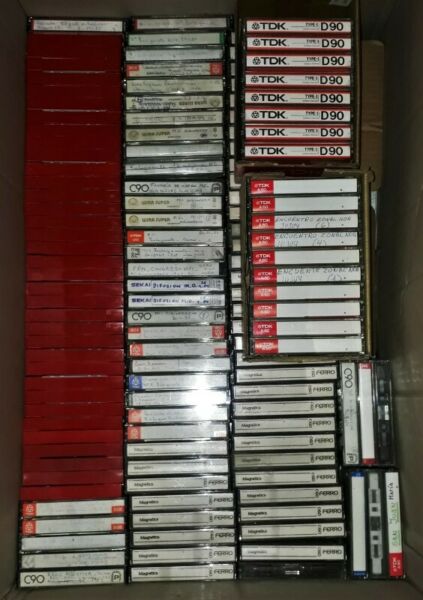 Cassettes Regrabables Usados X Unidad