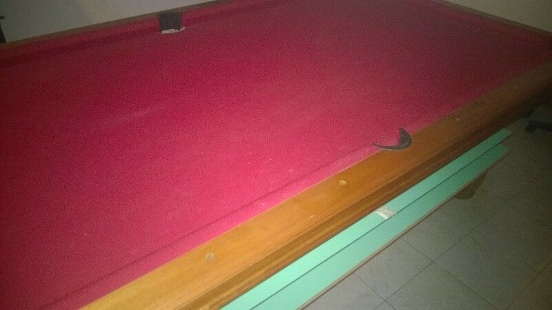 Mesa de pool y ping pong marca vecchio vendo o permuto