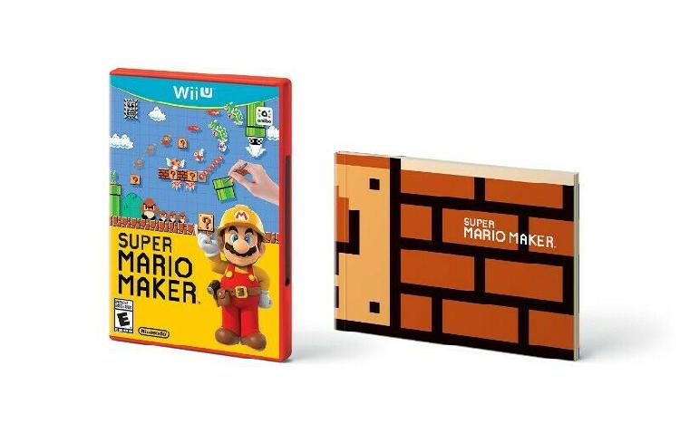 Super Mario Maker Nintendo Wii U Con Idea Book Nuevos Caja