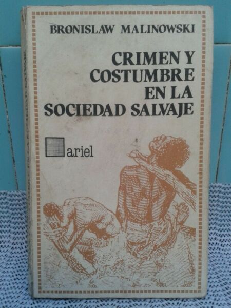 libro crimen y costumbre en la sociedad salvaje de b.