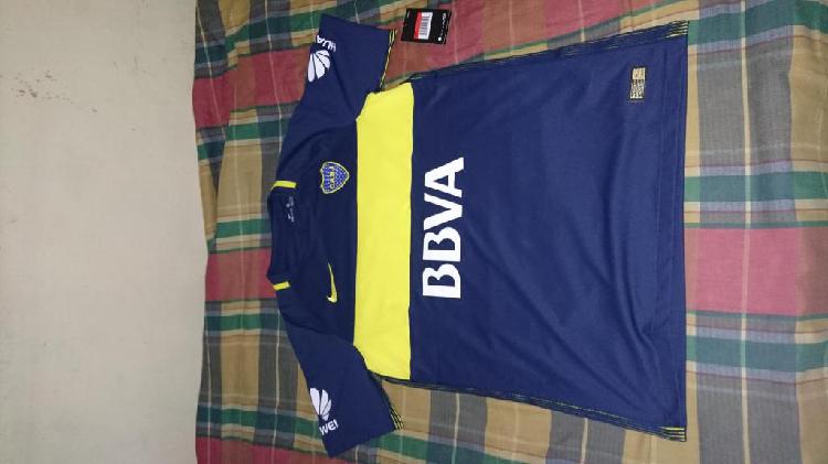 Camiseta Titular Boca Jrs Match Nueva 1617