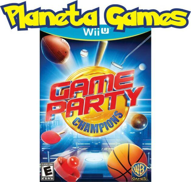 Game Party Champions Nintendo Wii U Nuevos Caja Cerrada