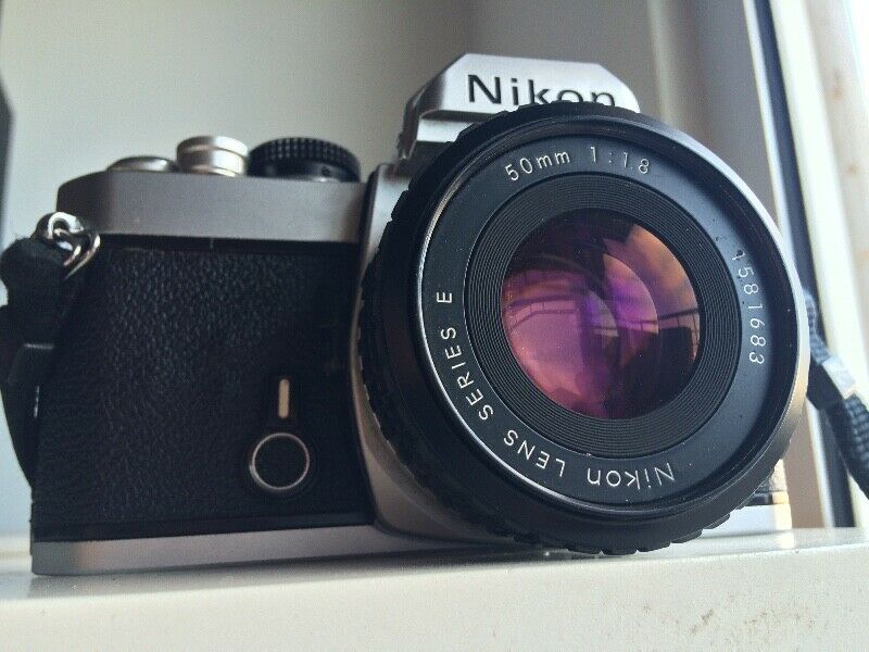 Cámara Nikon Fm + Kit De Lentes + Filtros (excelente