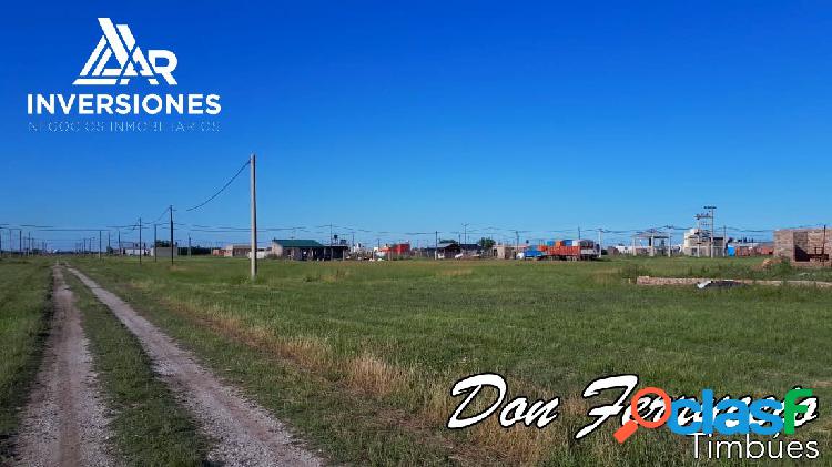 LOTE DE TERRENO EN TIMBUES - POSESION Y ESCRITURA INMEDIATA