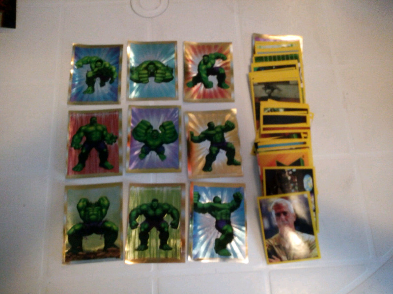 Vendo lote de 150 figuritas diferentes de hulk