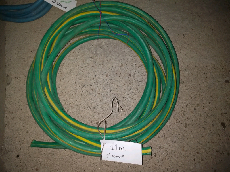 Cable 70 mm2 x 11 m