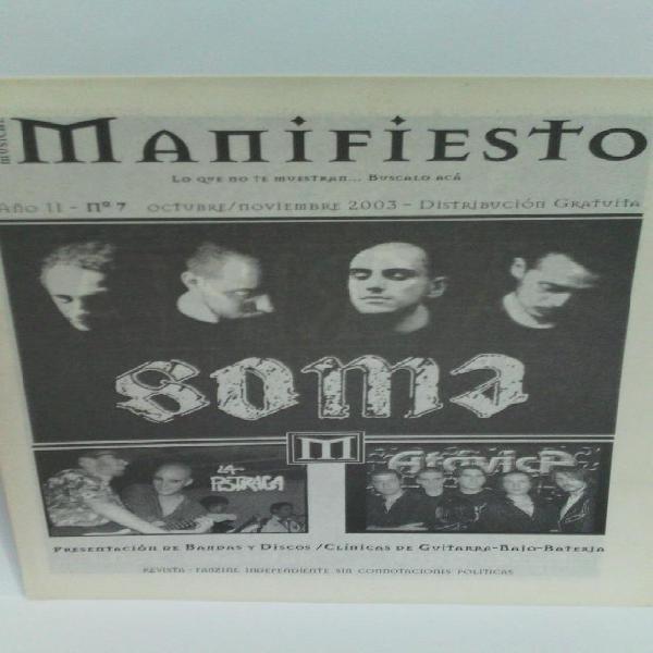 Fanzine Manifiesto nro.7 2003