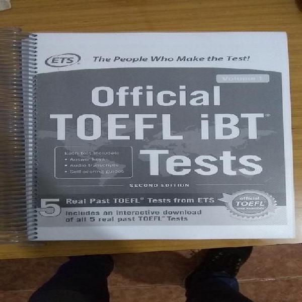 Material Oficial Impreso para preparar examen TOEFL Audios