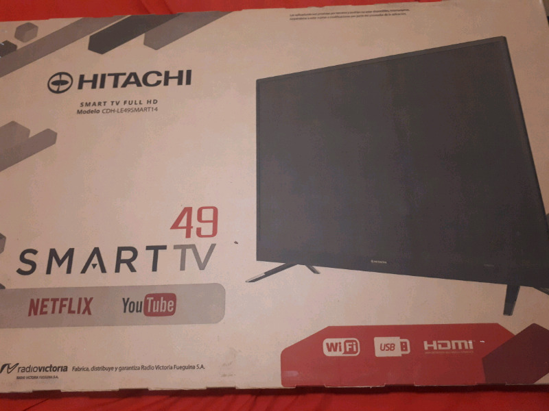 Smart tv led hitachi 49" full HD