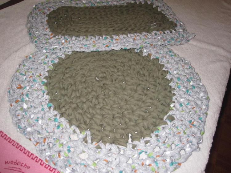 2 alfombras totora trapillo oferta navidad