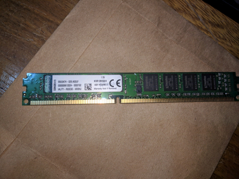 Memoria RAM 4gb DDRMhz