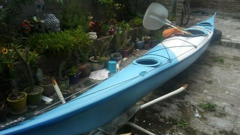Kayak K1 De Travesia Tipo Indo, Con Pala Incluida