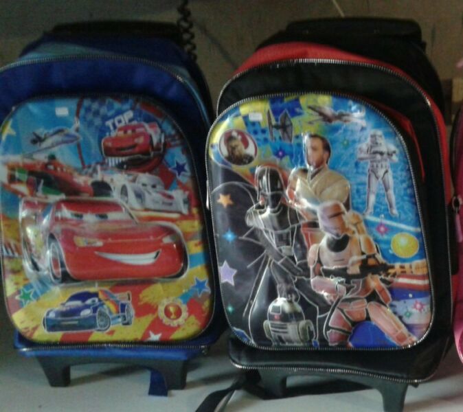 Mochila con carro y luz wsp w