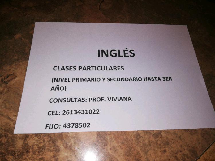 Clases de inglés particulares